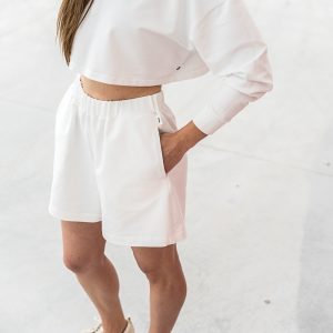 Горнище скъсено с дълъг ръкав